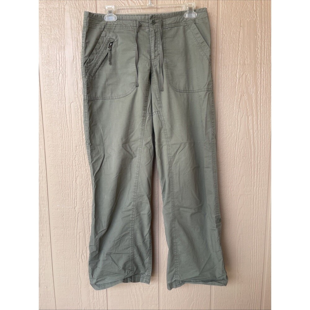 L.L. Bean Vintage Hiking Pants Army Green Sz 8 Convertible